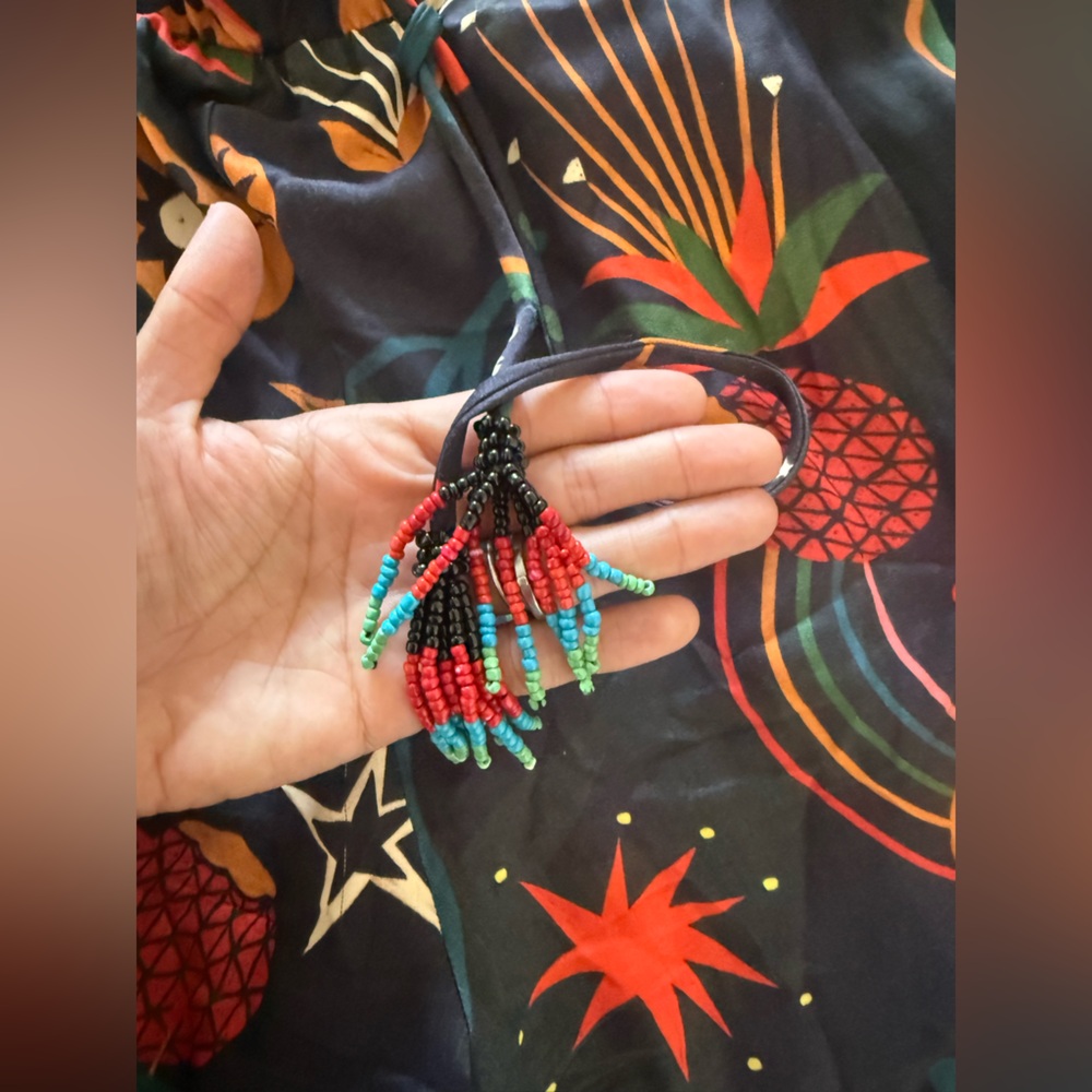 Farm Rio Multicolor Patterned Pants - image 4